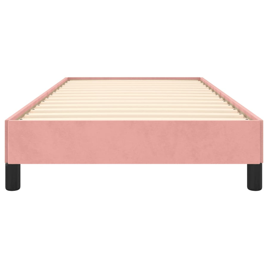 Bedframe Fluweel Roze 90 x 190 cm 25 cm