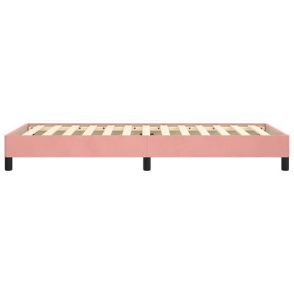 Bedframe Fluweel Roze 90 x 190 cm 25 cm