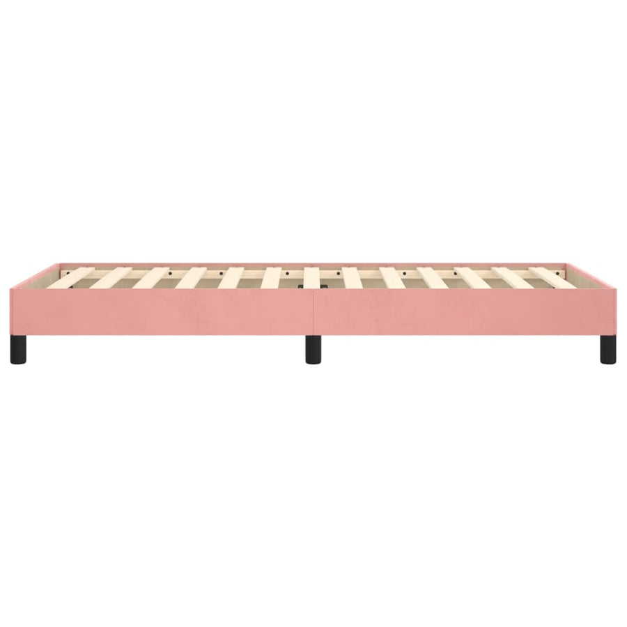 Bedframe Fluweel Roze 90 x 190 cm 25 cm