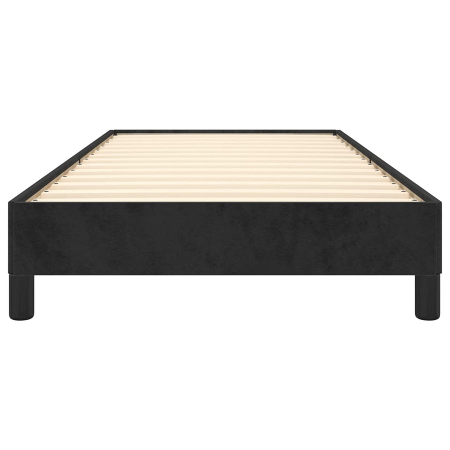 Bedframe Fluweel Zwart 90 x 200 cm 25 cm