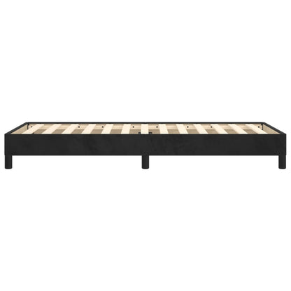 Bedframe Fluweel Zwart 90 x 200 cm 25 cm