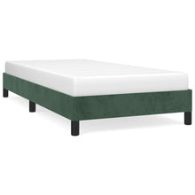 Bedframe Fluweel Donkergroen 90 x 200 cm 25 cm