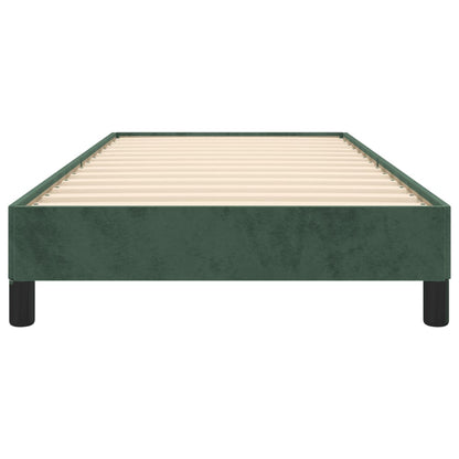 Bedframe Fluweel Donkergroen 90 x 200 cm 25 cm