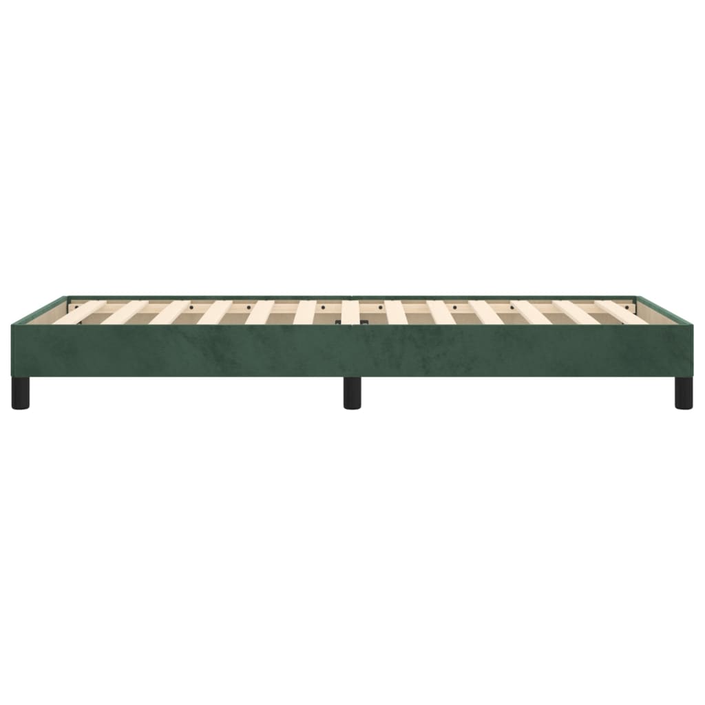Bedframe Fluweel Donkergroen 90 x 200 cm 25 cm