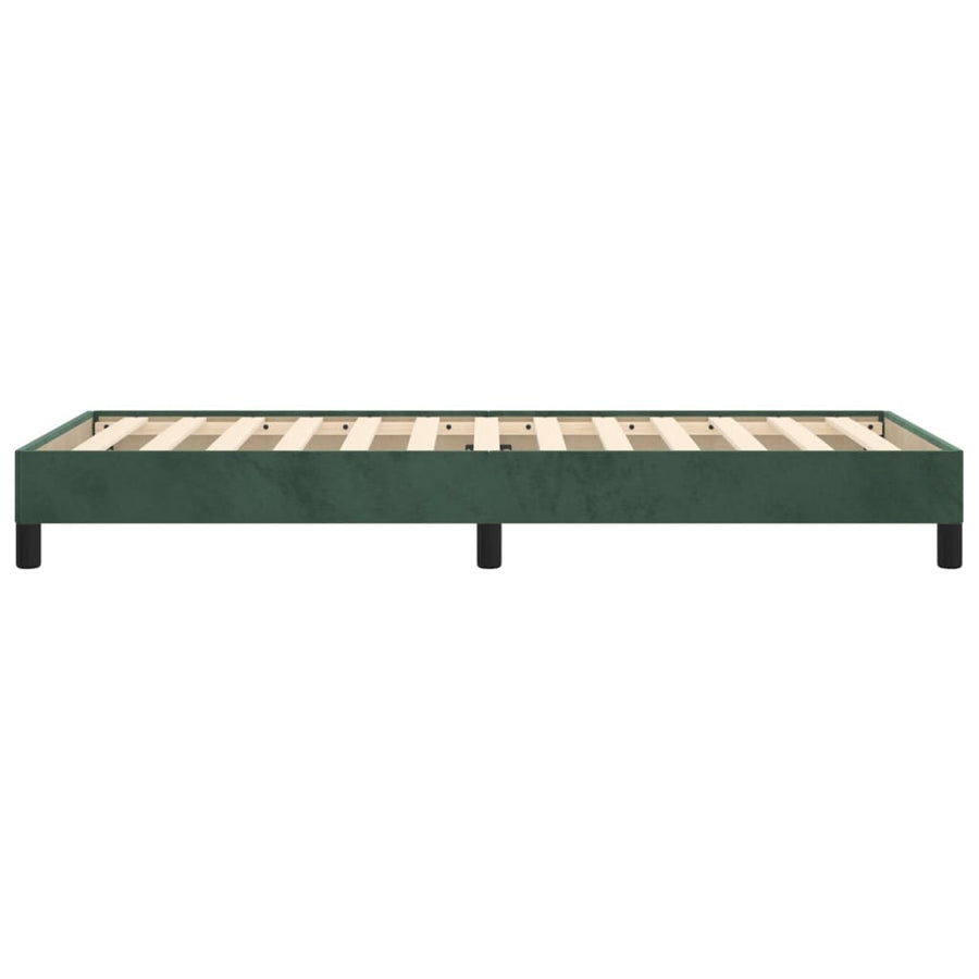 Bedframe Fluweel Donkergroen 90 x 200 cm 25 cm