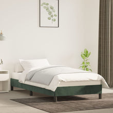 Bedframe Fluweel Donkergroen 90 x 200 cm 25 cm