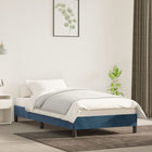 Bedframe 90x200 cm fluweel donkerblauw