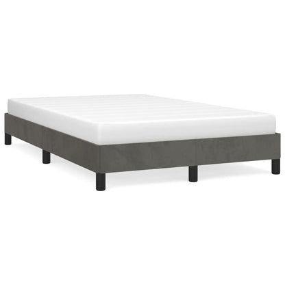 Bedframe Fluweel Donkergrijs 120 x 200 cm 25 cm