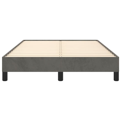 Bedframe Fluweel Donkergrijs 120 x 200 cm 25 cm