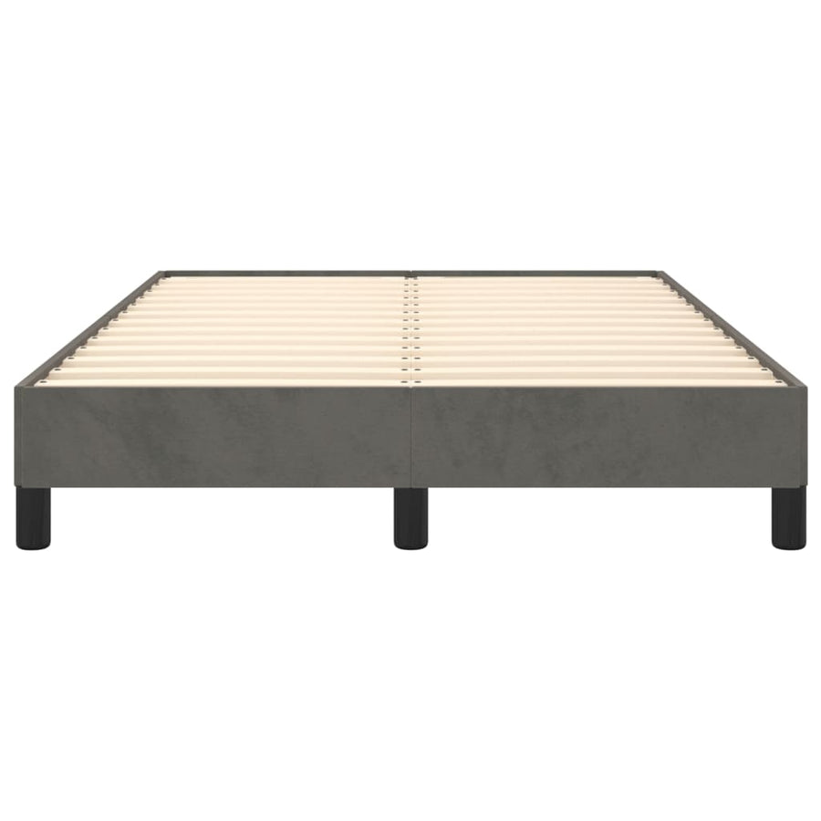 Bedframe Fluweel Donkergrijs 120 x 200 cm 25 cm