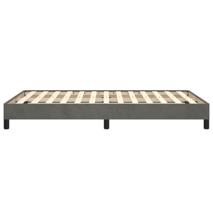 Bedframe Fluweel Donkergrijs 120 x 200 cm 25 cm