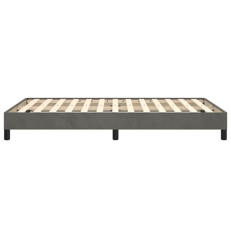 Bedframe Fluweel Donkergrijs 120 x 200 cm 25 cm