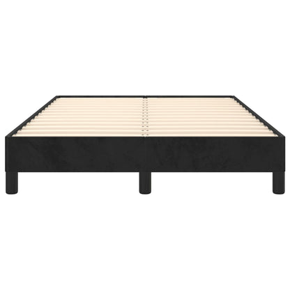 Bedframe Fluweel Zwart 120 x 200 cm 25 cm