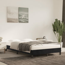 Bedframe Fluweel Zwart 120 x 200 cm 25 cm