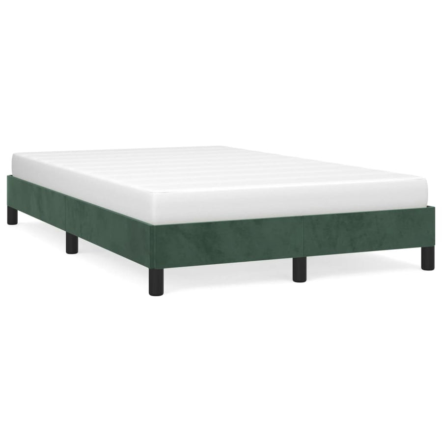 Bedframe Fluweel Donkergroen 120 x 200 cm 25 cm