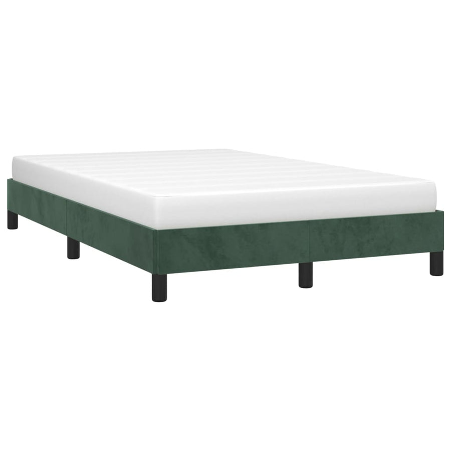 Bedframe Fluweel Donkergroen 120 x 200 cm 25 cm