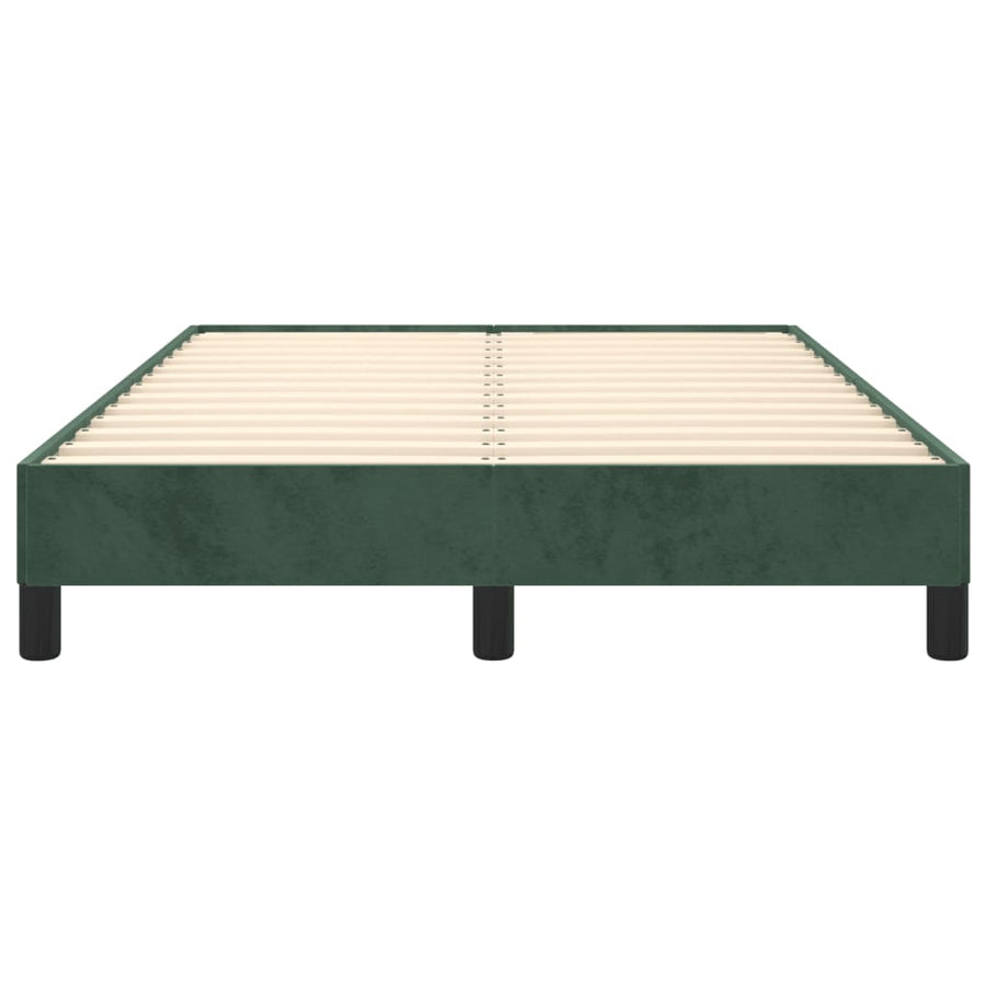 Bedframe Fluweel Donkergroen 120 x 200 cm 25 cm