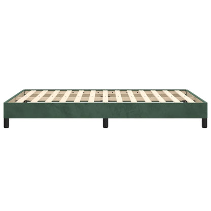 Bedframe Fluweel Donkergroen 120 x 200 cm 25 cm