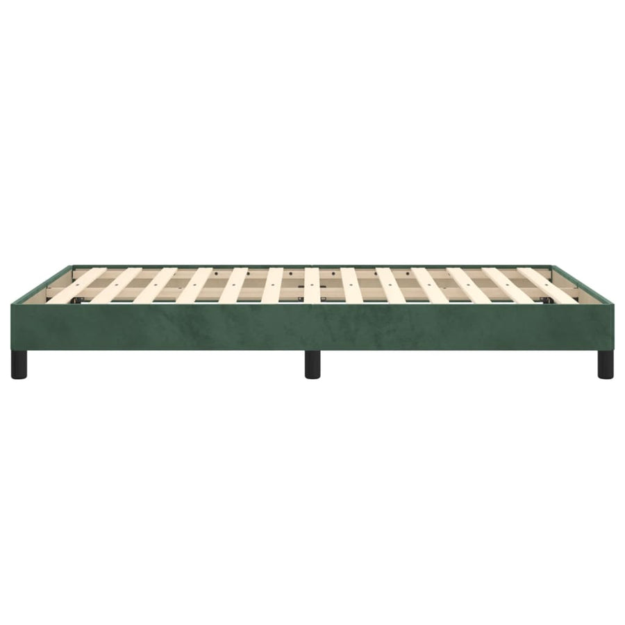 Bedframe Fluweel Donkergroen 120 x 200 cm 25 cm