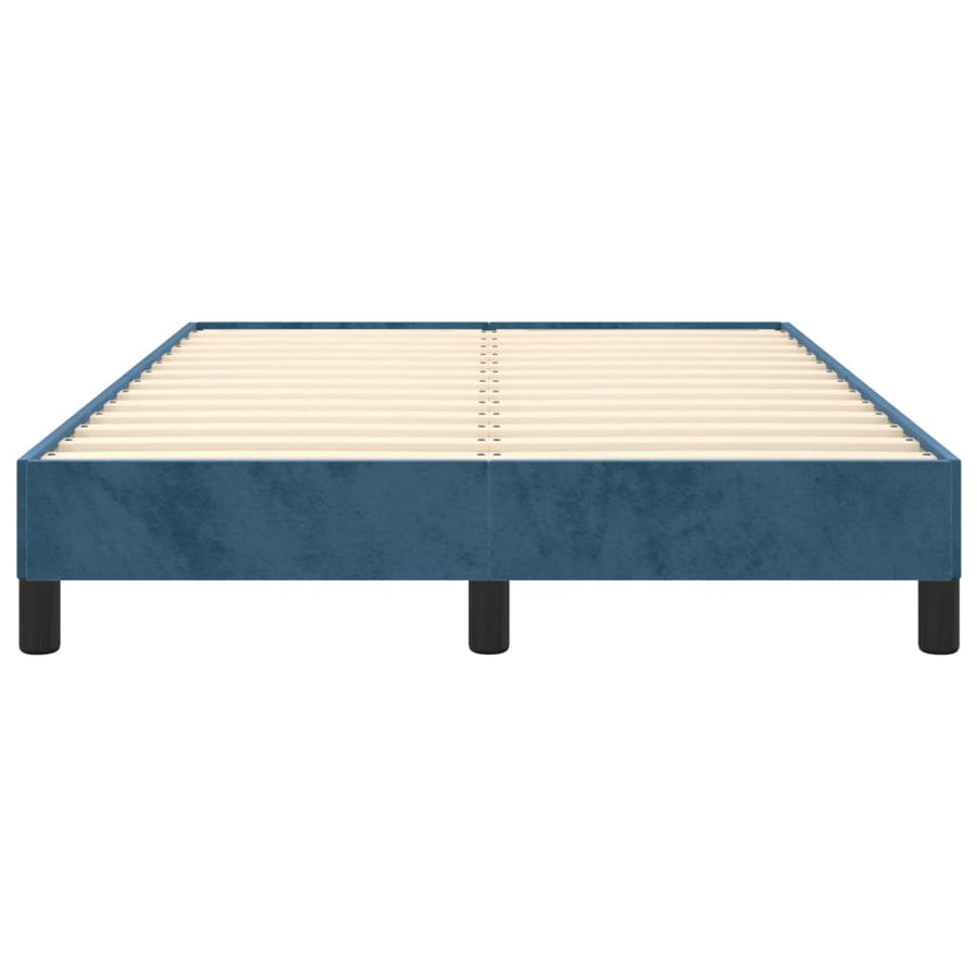 Bedframe Fluweel Donkerblauw 120 x 200 cm 25 cm