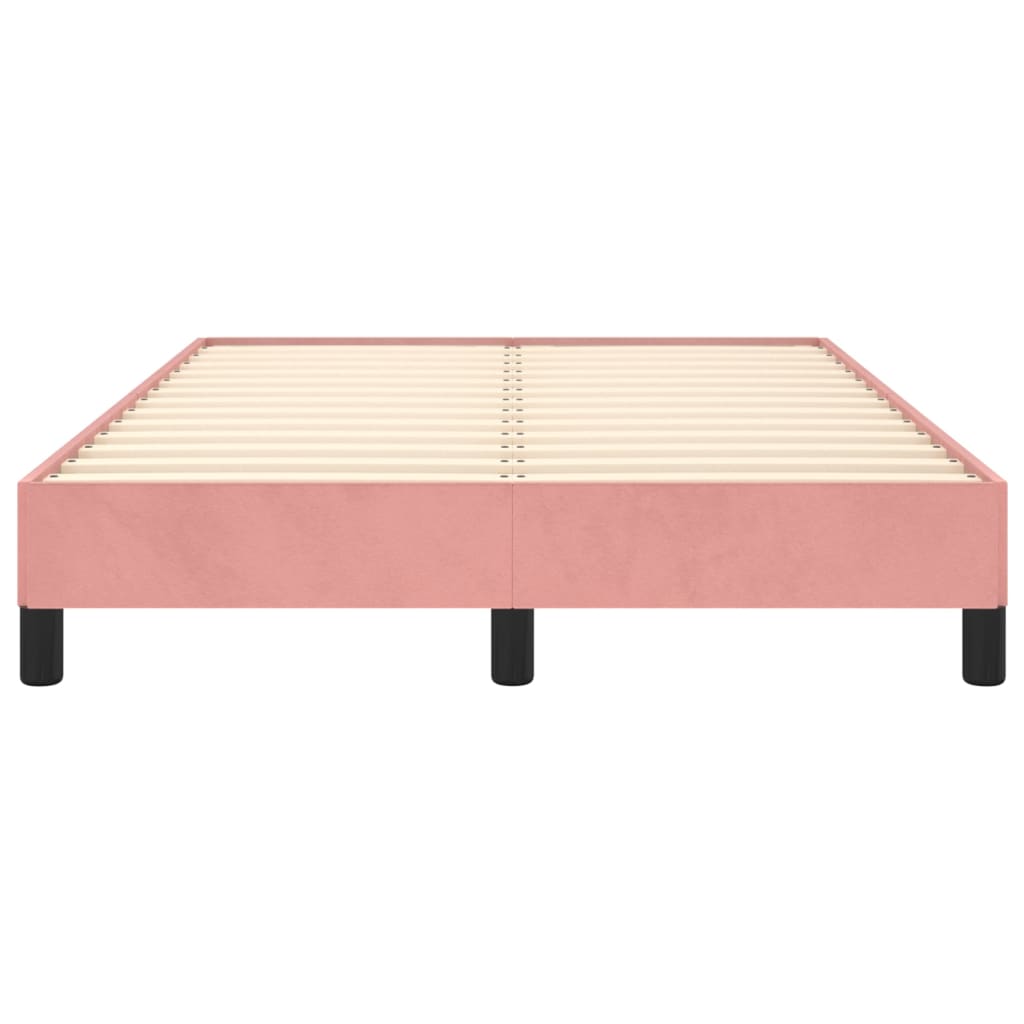 Bedframe Fluweel Roze 120 x 200 cm 25 cm