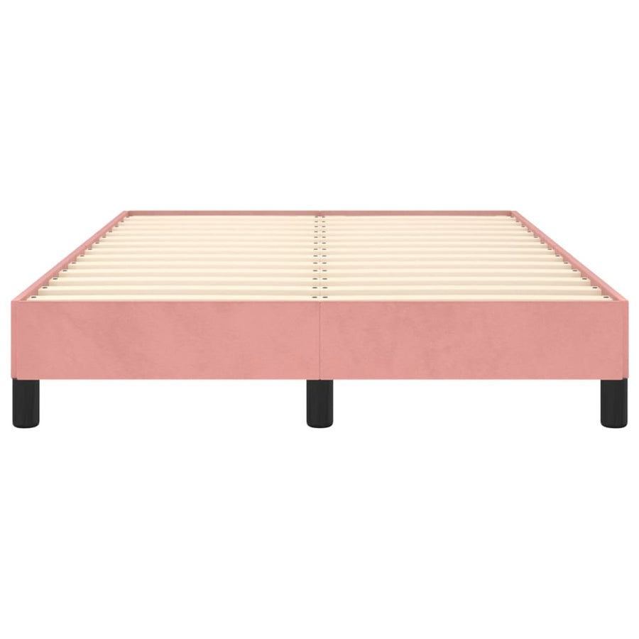 Bedframe Fluweel Roze 120 x 200 cm 25 cm