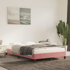 Bedframe fluweel roze 120x200 cm