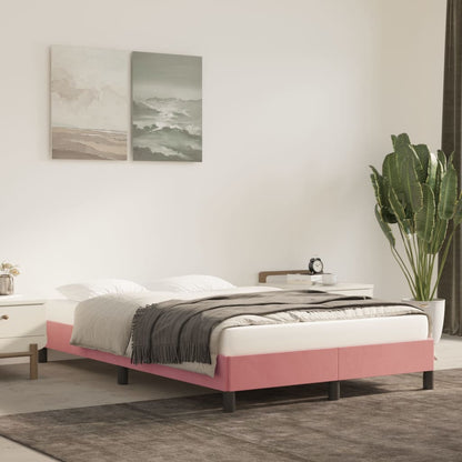 Bedframe Fluweel Roze 120 x 200 cm 25 cm