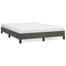 Bedframe Fluweel Mørkegrå Donkergrijs 140 x 190 cm 25 cm