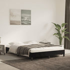 Bedframe 140x190 cm fluweel zwart