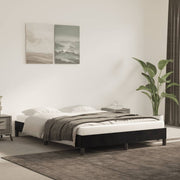Bedframe 140x190 cm fluweel zwart