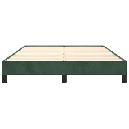 Bedframe Fluweel Donkergroen 140 x 190 cm 25 cm