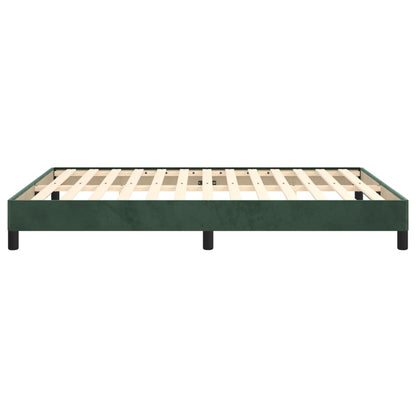 Bedframe Fluweel Donkergroen 140 x 190 cm 25 cm