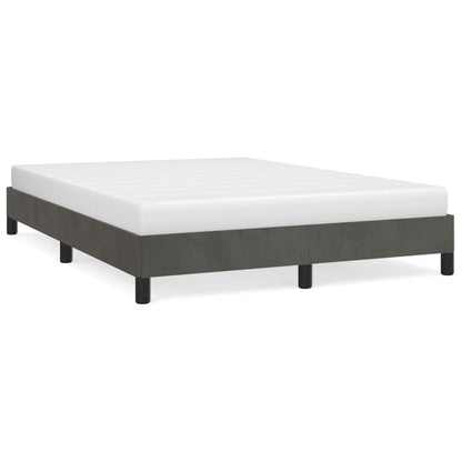 Bedframe Fluweel Donkergrijs 140 x 200 cm 25 cm