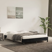 Bedframe 140x200 cm zwart fluweel