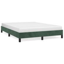 Bedframe Fluweel Donkergroen 140 x 200 cm 25 cm