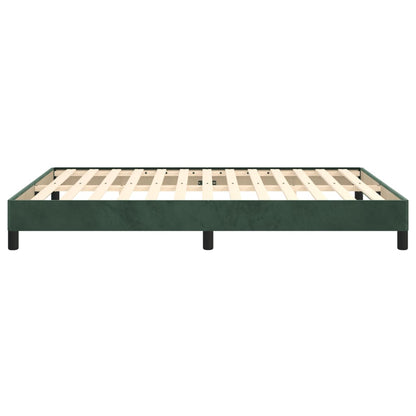 Bedframe Fluweel Donkergroen 140 x 200 cm 25 cm
