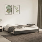 Bedframe 180x200 cm fluweel donkergrijs