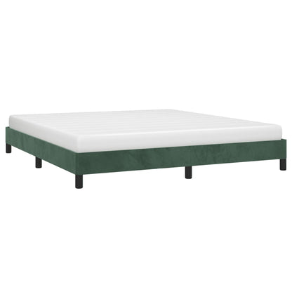 Bedframe Fluweel Donkergroen 180 x 200 cm 25 cm