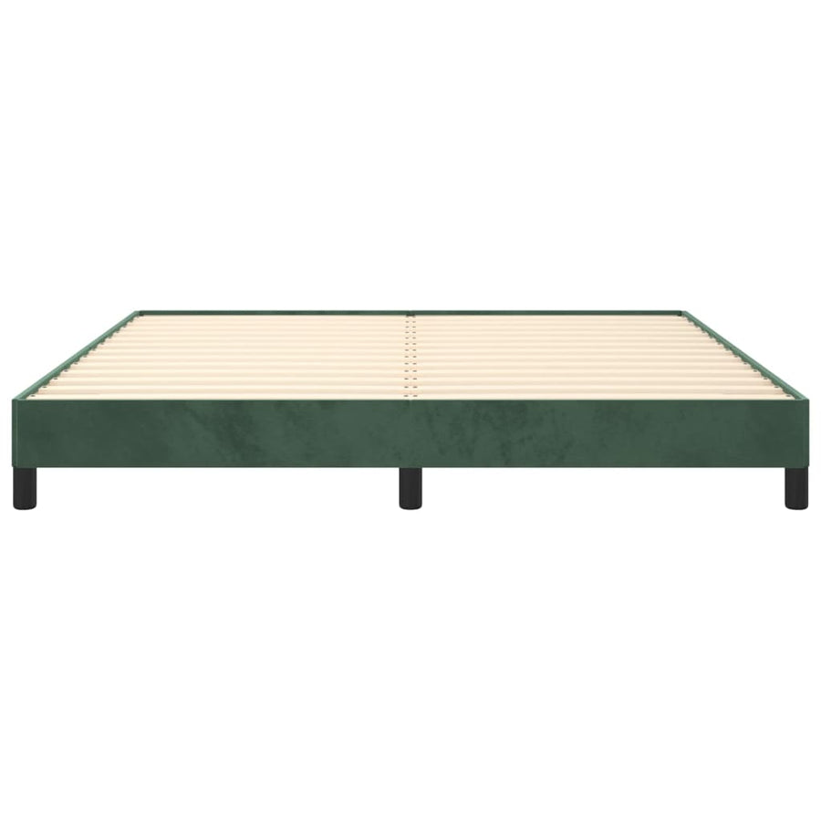 Bedframe Fluweel Donkergroen 180 x 200 cm 25 cm