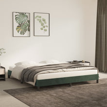 Bedframe Fluweel Donkergroen 180 x 200 cm 25 cm