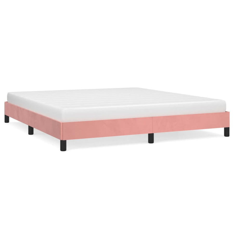 Bedframe Fluweel Roze 180 x 200 cm 25 cm