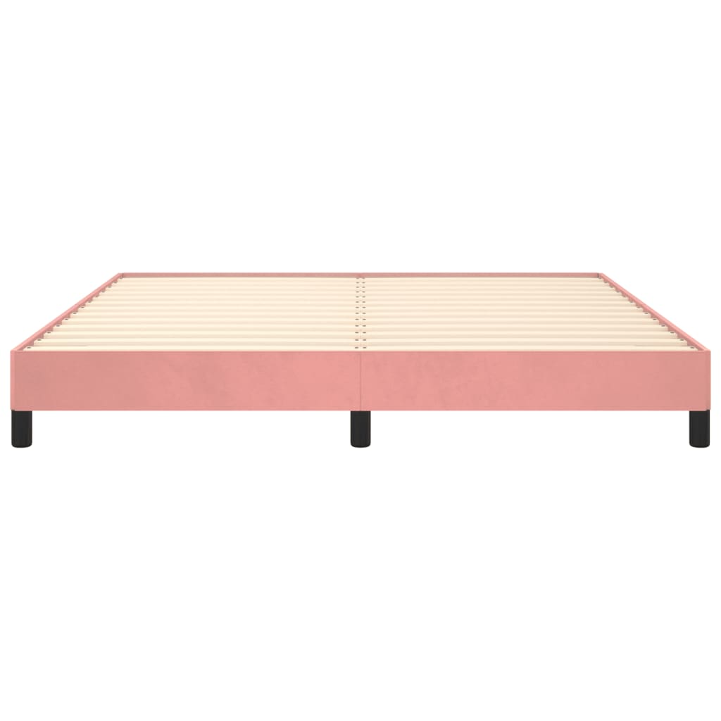 Bedframe Fluweel Roze 180 x 200 cm 25 cm