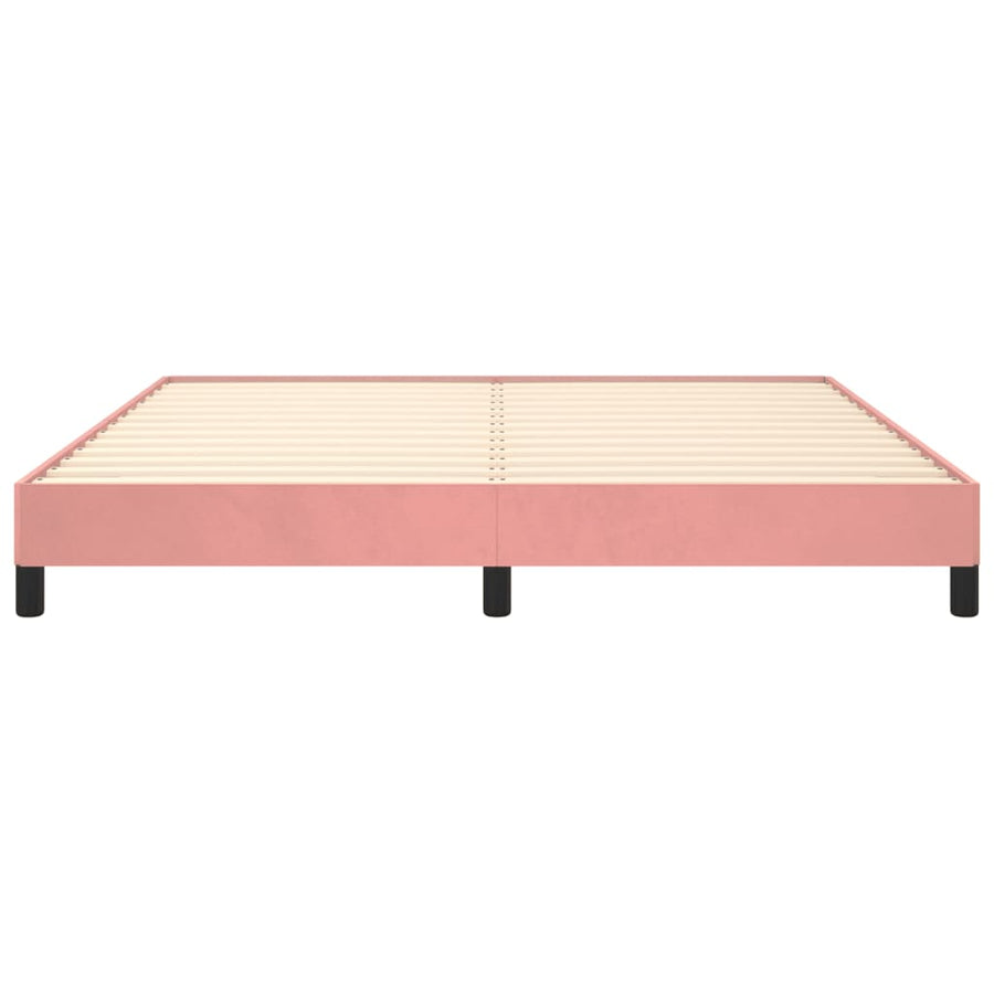 Bedframe Fluweel Roze 180 x 200 cm 25 cm