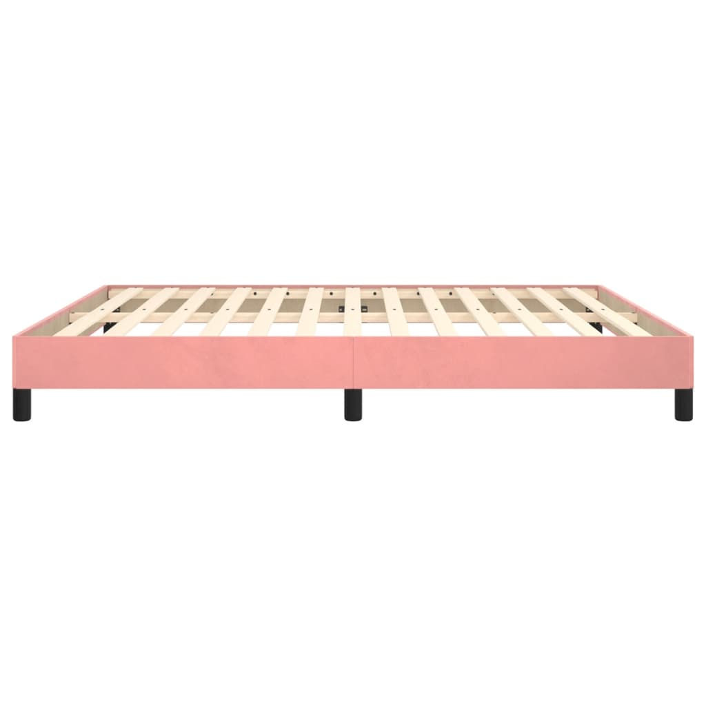 Bedframe Fluweel Roze 180 x 200 cm 25 cm