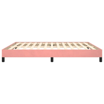 Bedframe Fluweel Roze 180 x 200 cm 25 cm