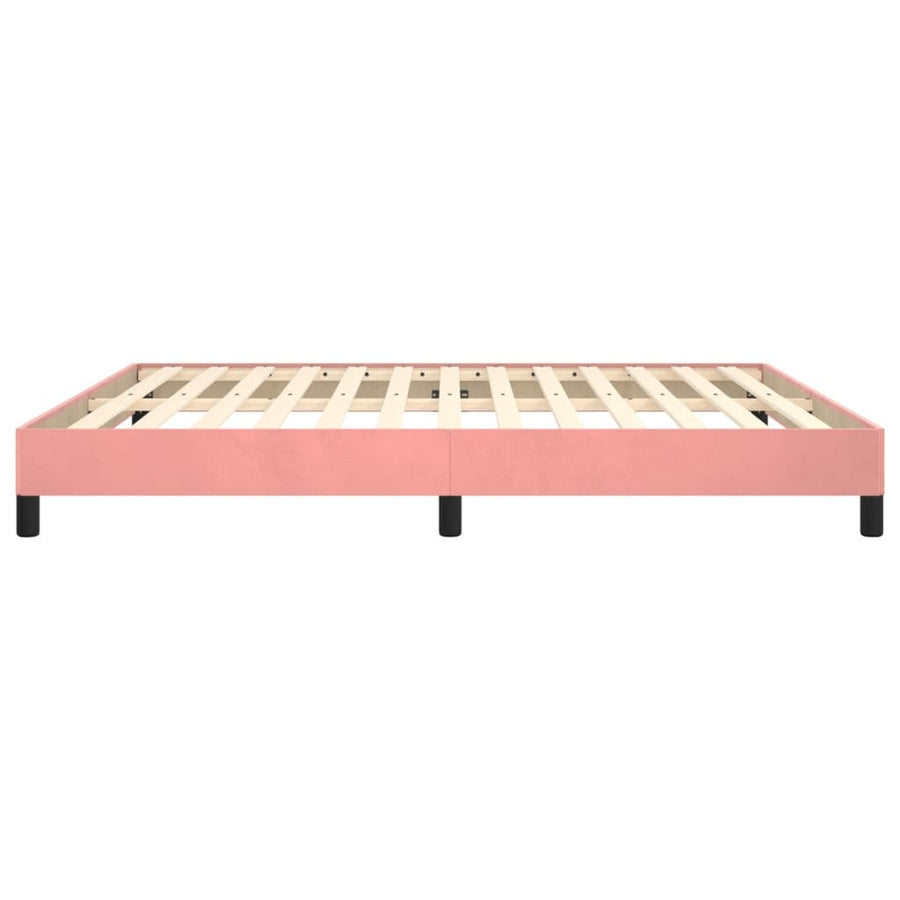 Bedframe Fluweel Roze 180 x 200 cm 25 cm