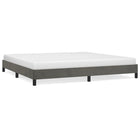 Bedframe 200x200 cm fluweel donkergrijs