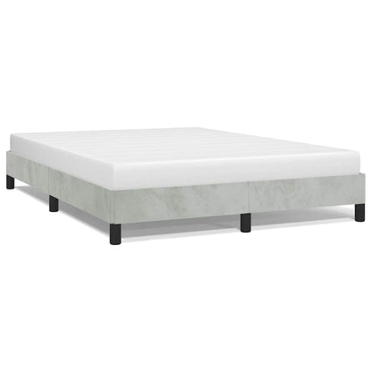 Bedframe zonder matras lichtgrijs 137x190 cm volledig fluweel