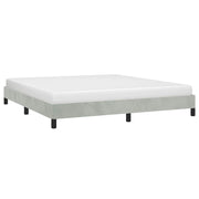 Bedframe California King lichtgrijs fluweel